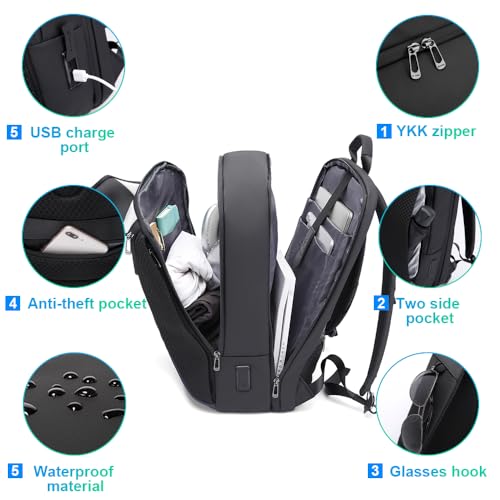 Mochila para portátiles BANGE impermeable para 15.6-17.3 pulgadas miniatura 4