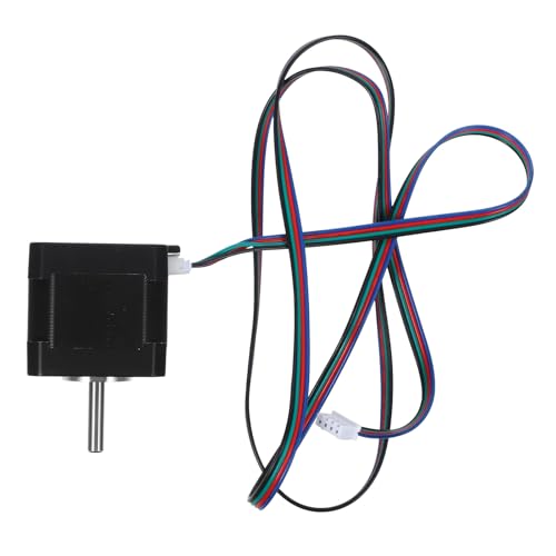 Veemoon Nema17 Stepper Motor 2-Phase Bipolar High Torque Dc Mini Electric Motor 42shdb4036z-24b Replacement for 3D Printer DIY Industrial Use