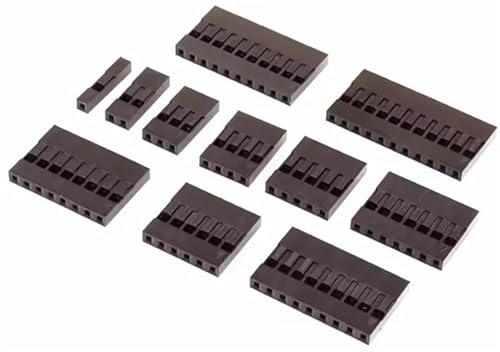 Carcasa conector 2,54mm fila única para pin macho de orificio pasante 2