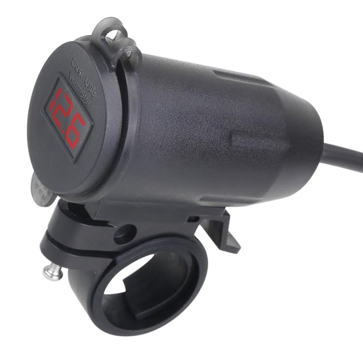 Presa USB Per Moto 12V/24V Con Voltmetro - Caricabatterie Quick Charge 3.0 Per Auto E Camper - Foto 11
