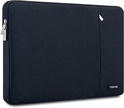 Laptop Case 15 15.6 16 Inch Sleeve Recycled Water Resistant Cover for MacBook Pro 16" & 15.4", Surface Book 2/1 15" and Most Popular 15"-16" HP Dell Lenovo Asus Acer Razer MSI Notebooks,Black
