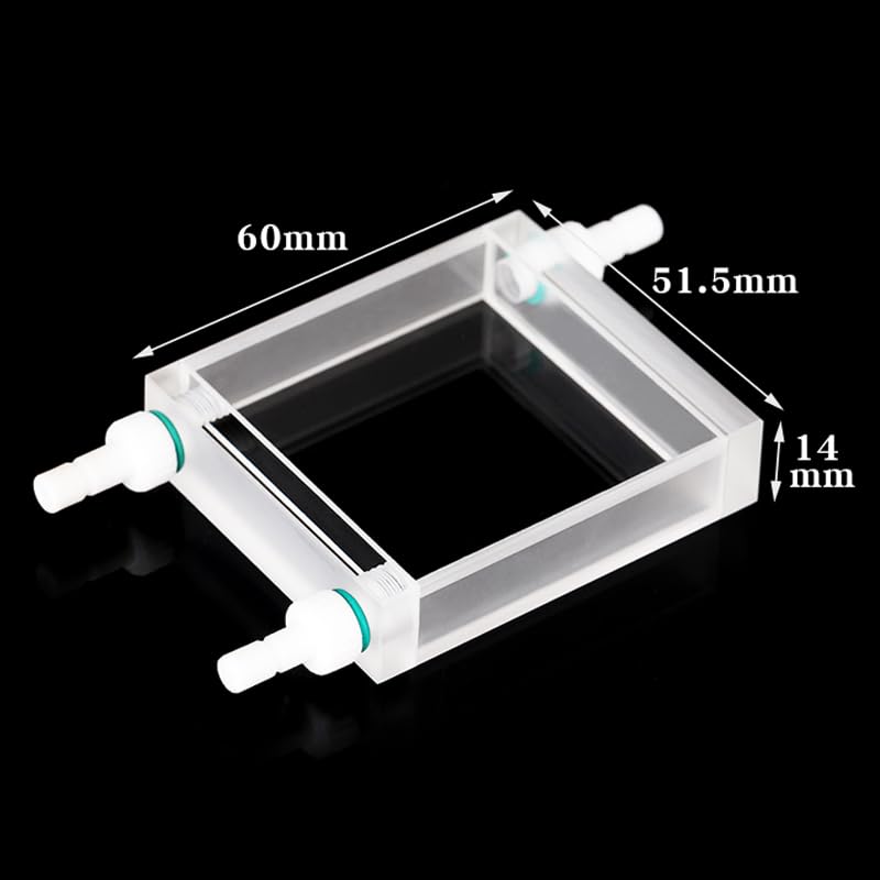 Cubeta de flujo de cuarzo (1 unidad): 27 ml de volumen, 10 mm de recorrido óptico, luz bidireccional for espectroscopia.