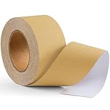 MIDO PROFESSIONAL ABRASIVE 80 Grit Sandpaper Roll 20 Yard Long Continuous Roll,2-3/4” Wide Adhesive Backed Sandpaper Roll Sanding Sheets for Automotive,Woodworking,Hand Sanding Blocks