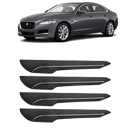 Image of AOSIS-Car Bumper Protector /Bumper Guard for Jaguar XF with Single Chrome Stripe (4-Pcs)