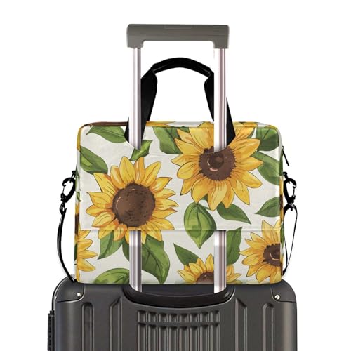 Maletín para portátil ALAZA con diseño retro de girasol 13 a 15.6 pulg miniatura 3