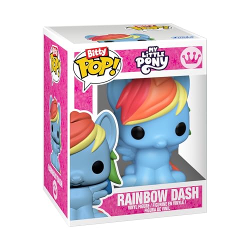 Mon Petit Poney Pack 4 figurines Bitty POP! Rainbow Dash 2 5 cm - vue 5