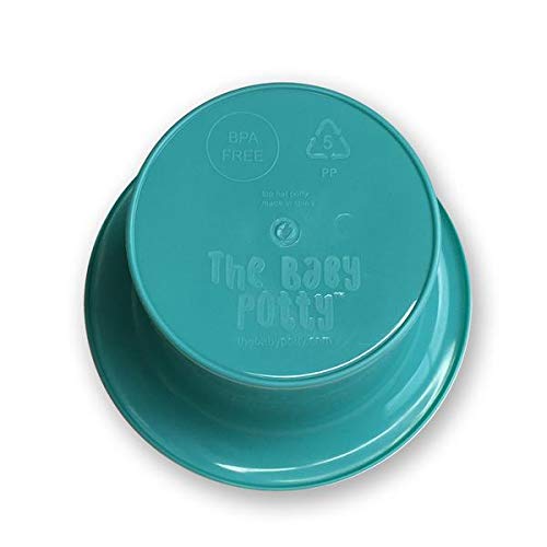 Top Hat Potty for Newborn Infant Potty Training | Elimination Communication | Includes 100% Cotton Undyed Fleece Cozy | Anti-Slip Rubber Band | for EC Baby Potty Training (Turquoise) - Thumbnail 7