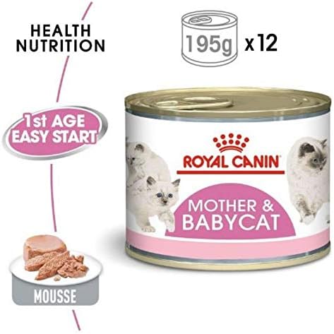 First Age Mother & Babycat Mousse 12 X 195g Wet And 2kg First Age Mother & Babycat Dry Food Enriched, Specially Formulated For Mothers And Kittens 1-4 Months Old During Weaning