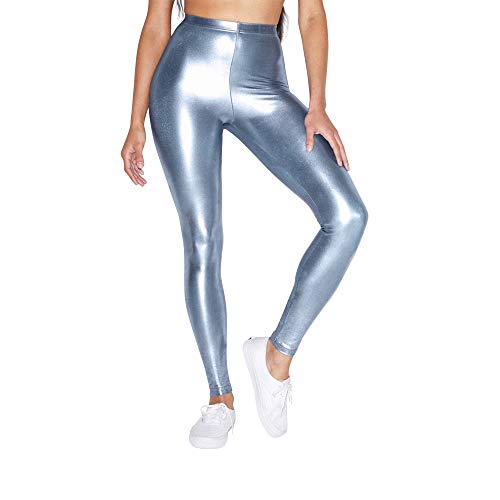 Legging Metallic extensible à taille haute élastique pour femme active