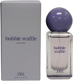 Zara Bubble Waffle Kids Perfume Gourmand Amber Fragrance with Sweet Whipped Cream Waffle Vanilla and Coconut Scent EDT Eau de Toilette 30ml (1.0 fl. oz.)