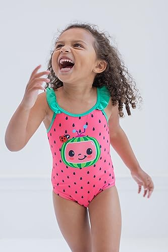 Cocomelon Infant Baby Girls One Piece Bathing Suit Red 24 Months #TOP1