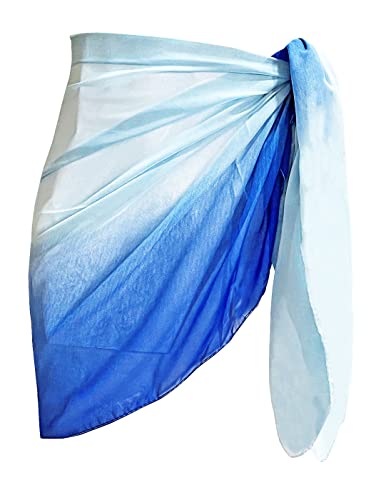 Women's Short Sarong Wrap Skirt Chiffon Swimsuit Cover up Beach Pareo Wraps