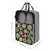 Men's Fashion Shoe Organizer for Travel, Succulent Plants, Durable and Wear-Resistant with Large Capacity Shoe Pouch