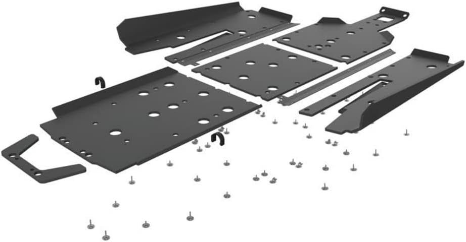 Seizmik UTV Skid Plate Compatible with Polaris RZR 1000 XP/Turbo 2014-2021 (2 Seater) UTV Models | Includes Rock Sliders/Tree Kickers | Made in the USA