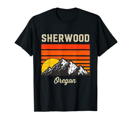 Sherwood Oregon Retro City State Vintage EE. UU. Camiseta