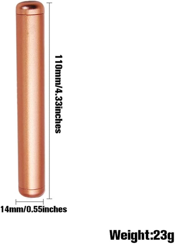 Airtight Metal Pill Containers – Waterproof, Lightweight, and Portable Storage Tubes for Travel – Compact Design Fits in Pocket or Purse – 3Pack - Image 2