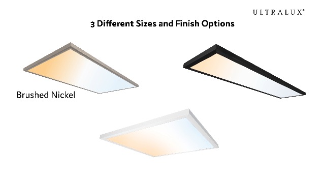 Image of UltraLux 2x4 Surface Mount Slim LED Panel Dimmable 3CCT Matte White 1Pk