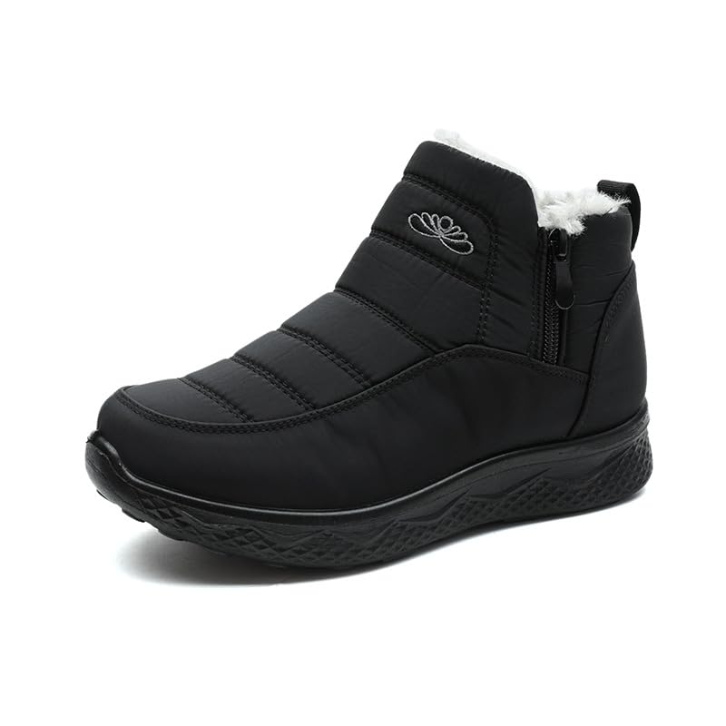 Winter Shoes Women Snow Boots Womens Waterproof Winter Boots Hiking Boots Outdoor Wide Toe Box Fur Lined Minimalist
