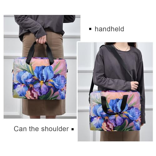 Bolso maletín para laptop ALAZA con diseño floral, 13-15.6 pulg miniatura 2