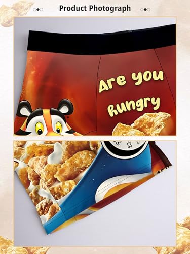 Mens Boxer Briefs Funny Novelty Underwear Gag Gifts for Men Cute Animal Yellow Duck Elastic Underpants2