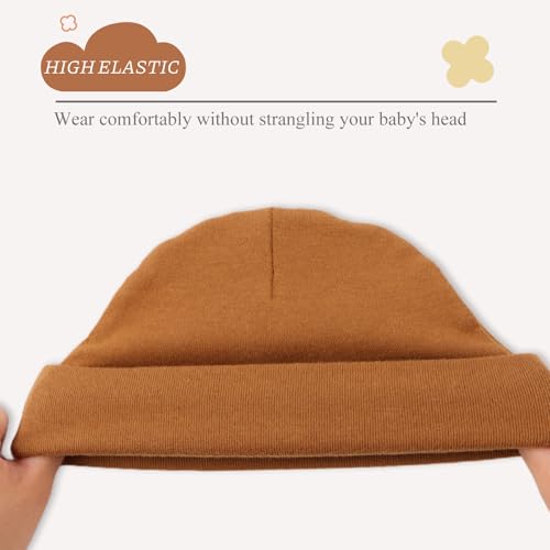 Bamery Cotton Baby Girl Hat Preemie Boys Beanie Newborn Hospital Hats Winter Infant Hats for Girls4