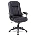 Alera Alera CC Series Executive High-Back Leather Chair, Black