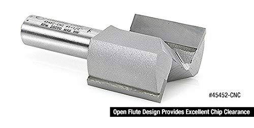 Amana Tool - 45452-CNC Carbide Tipped Straight Plunge High Production 1-1/2 Dia x 1-1/4 x