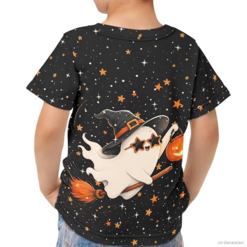 Image of Renewold Kids Novelty T-Shirt for Girls Boys Short Sleeve Crewneck Summer Tee Soft Breathable Graphic Shirt for Age 2-16