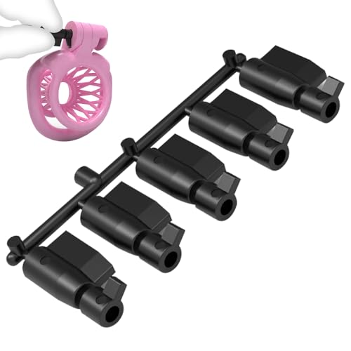 GKLWEJ Lucchetti di plastica monouso, 5 pezzi di lucchetti per gabbia di castità monouso per uomo, lucchetto per pene, accessori per gabbia per pene, accessori per giocattoli sessuali per uomini