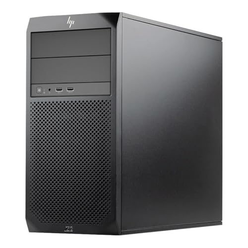 HP Z2 G4 MT Bureau de Station de Travail, Intel Core i5-8500 6-Core, 8 Go RAM, 256 Go SSD, US QWERTY Clavier, Win11 Pro (Renouvelé)