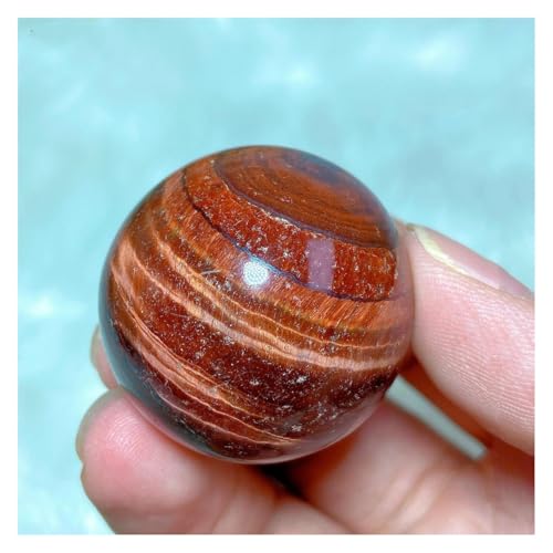 Esfera de Cristal Rojo Natural para Decoración del Hogar y Meditación Diaria 2