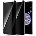 Compatible for Samsung Galaxy S8 Plus S8+ (Not for S8) Tempered Glass Screen Protector Privacy Anti-Spy Case Friendly Film, Moresky 3D Curved Anti-Scratch Anti-Bubble Guard (2 pcs)