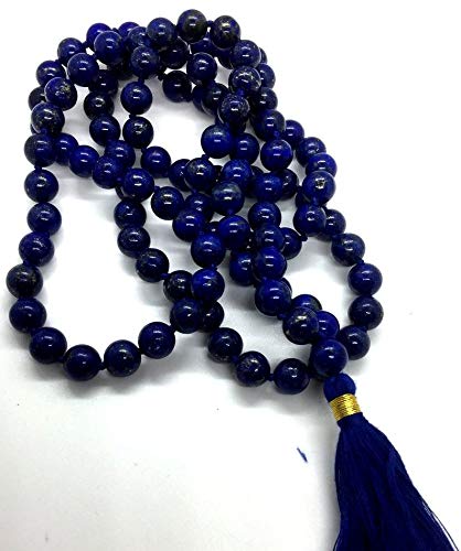 Mala bouddhiste lapis lazuli 8mm pour stimuler l'intelligence - 3