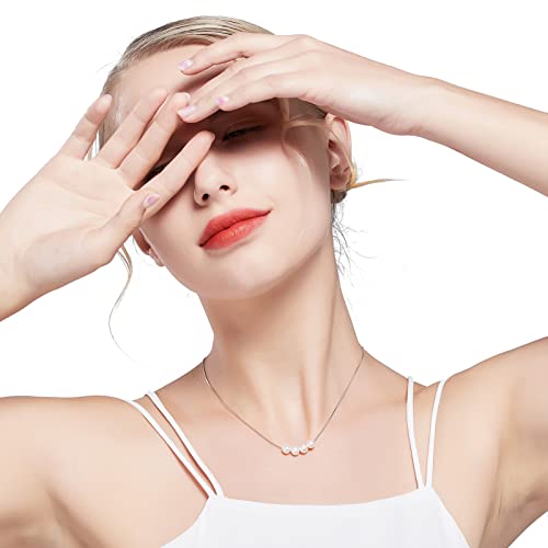 ALoveSoul 40th Birthday Gifts for Women - 4 Pearls 925 Sterling Silver Necklace for Her 4 Decade Jewelry 40 Years Old Birthday Gifts Ideas2