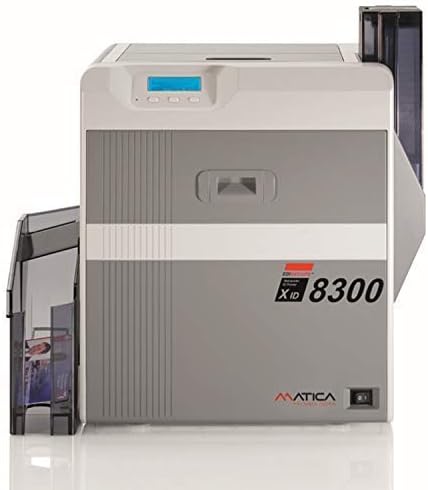 New Matica XID8300 Duplex Dual Sided Retransfer ID Card Printer With Starter Pack USB Ethernet INFOCUS ID