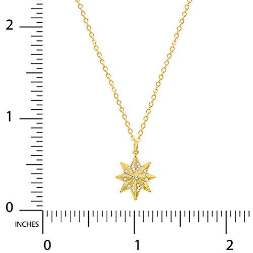 Marvel Captain Hala Star Yellow Flash Plated Crystal Necklace, 18" chain4