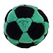DIRTBAG 32 Panel Footbag Hacky Sack, Flying Clipper Original Design, Sand Filled, Premium Quality, Machine Washable - Green/Black.