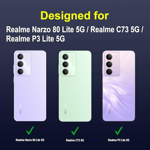 Image of Zapcase Back Case Cover for Realme Narzo 80 Lite 5G | Compatible for Realme Narzo 80 Lite 5G Back Cover | Liquid Silicon Magic Case with Camera Protection | Sapphire