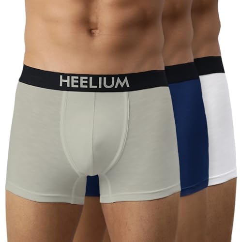 Image of HEELIUM Bamboo Underwear Trunk for Men | 3X Softer Than Cotton & Odour Free | Stretchy Fabric & Durable Waistband