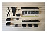 Work Center Kit for Garage Slatwall Panel Tool Organization