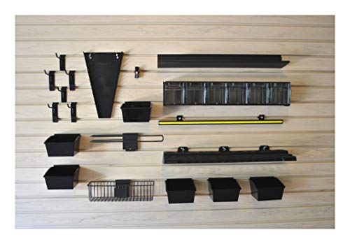 Work Center Kit for Garage Slatwall Panel Tool Organization
