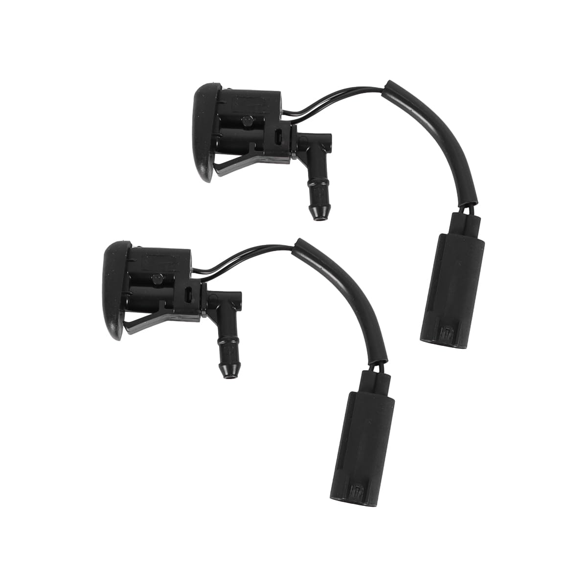 2er-Pack 61667056731 Scheibenwaschdüsen – 2-poliger Sprühstrahlersatz für Serie Z4 X5 E53 E81 E82 E83 E85 E87