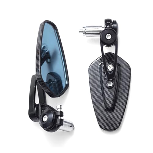 Espejos Retrovisores para Kawasaki Z125 para Pro Z650 Z750 Z800 Z900 Z1000 ER6N ER6 Espejo De Motocicleta 7/8 '22mm Moto Manillar Extremo Espejo Retrovisor Lateral Retrovisor Lateral Motociclet (Colo