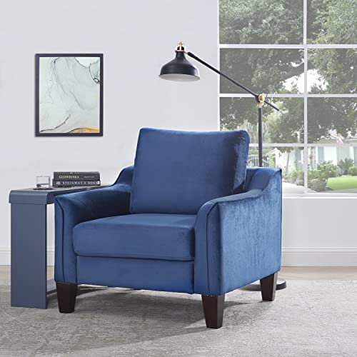 Naomi Home Upholstered Plush Mid Century Modern Accent Reading Chair