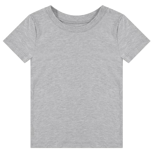Image of BTween Girls 4 Piece Tops Fashionable Short Sleeve T-Shirt Casual Daily Shirt for Kids Assorted Colors