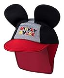 Disney Mickey Mouse Toddler Safari Hat, One Size Red, Black