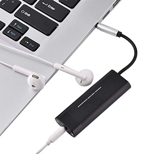 Tosuny Hoofdtelefoonversterker, 3,5 mm AUX-versterker digitale audiospeler voor smartphones met… - Afbeelding 4