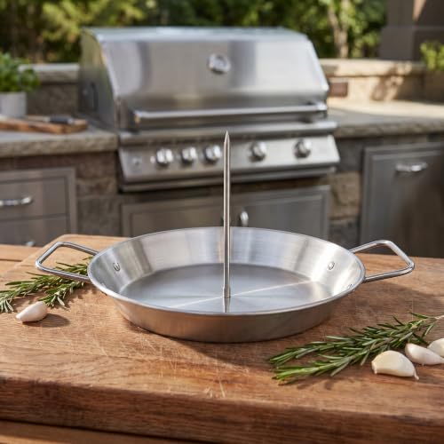Kit de vertical para brocheta y pollo ideal para barbacoas familiares en la terraza o jardín 5