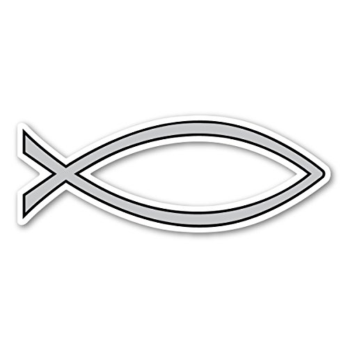 Plain Silver Fish Mini Magnet