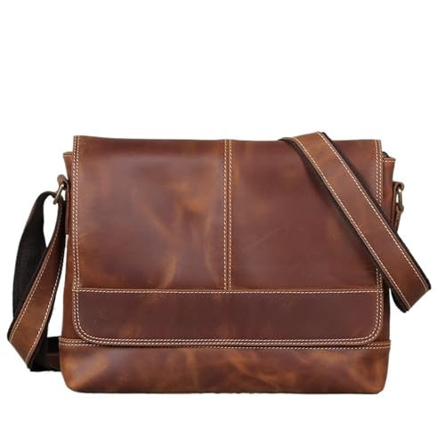Sac à bandoulière en cuir pour hommes actif idéal pour transporter vos dossiers A4